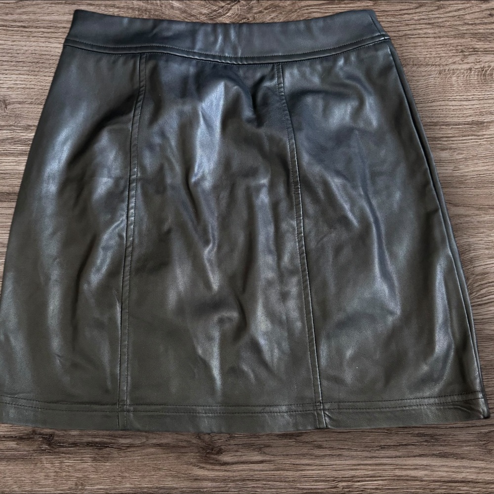 Garage Leather Skirt Size XS